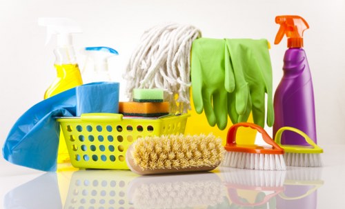 Cleaning dust and debris after a construction project