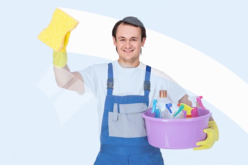 Airbnb cleaning checklist with fresh linens and supplies
