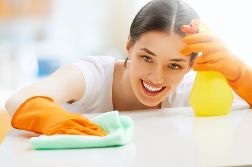 Professional one off cleaning in a bright living room
